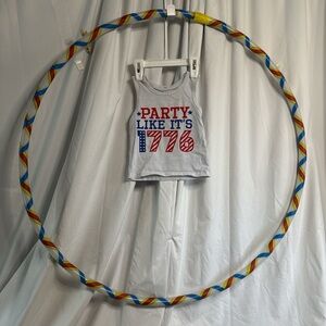 Patriotic Party 4th of July Baby Tank Top